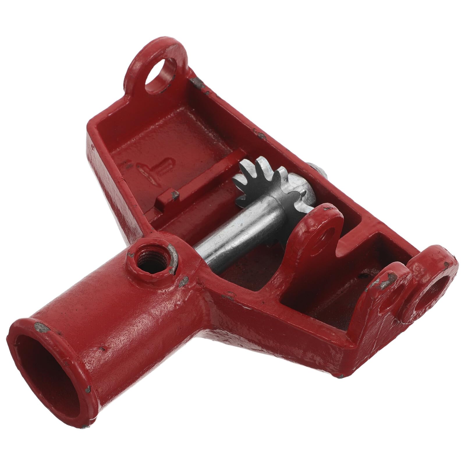 Ricambio Cric Idraulico Orizzontale 3 Ton in Metallo Rosso | Compressione Totale 145mm, per Officine Auto e Manutenzione Garage, Adatto a Fai da Te e Meccanici