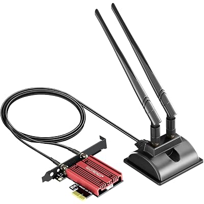 GLOTRENDS WiFi 7 PCIe Card with 2-Meter Extension Antenna for Desktop PC, Intel BE200NGW, Only Compatible with Windows 11 24H2 or Above Version (Not Support AMD Motherboard)