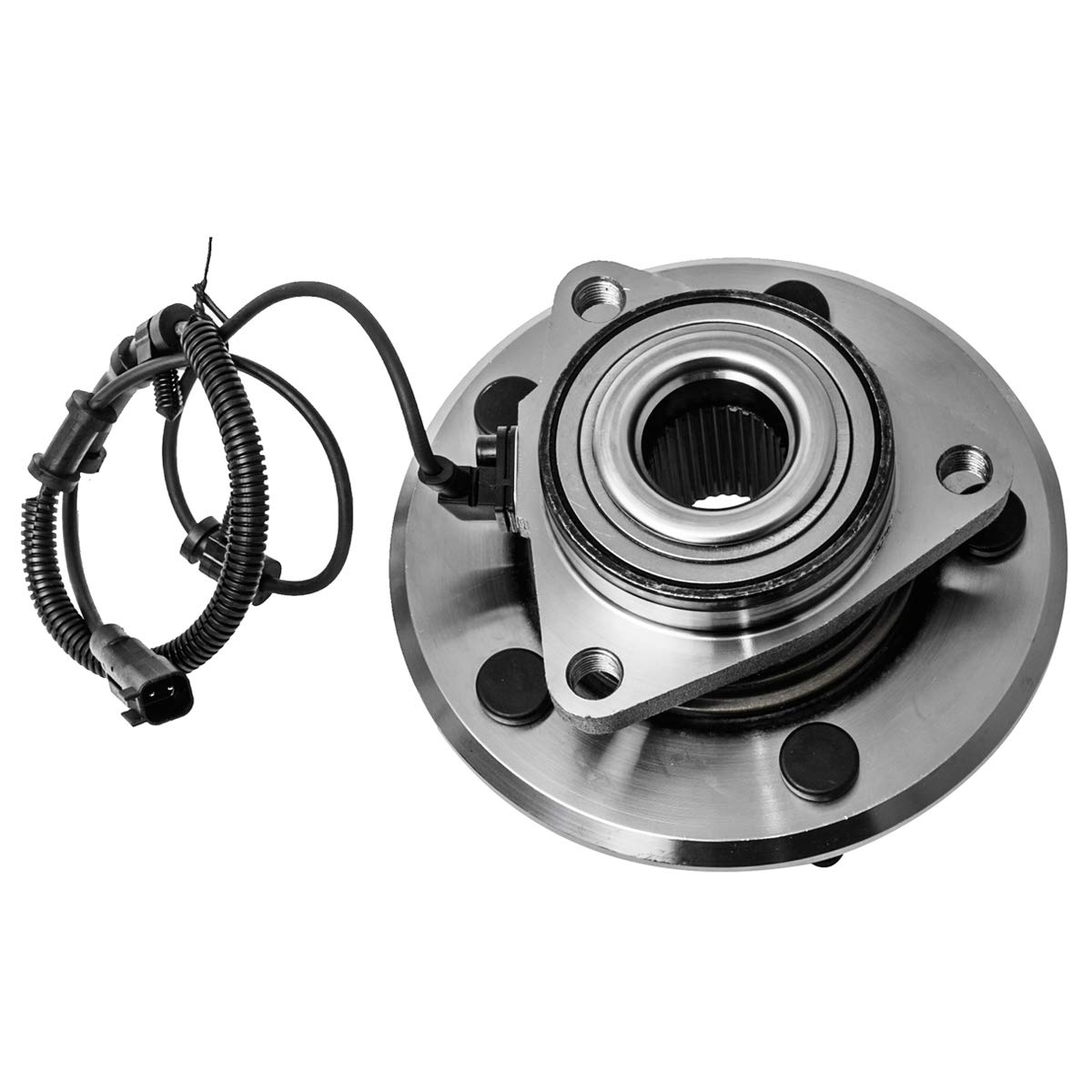 KUSATEC 515113 Front Wheel Bearing And Hub Assembly Compatible With Dodge Ram 1500 Crew Cab