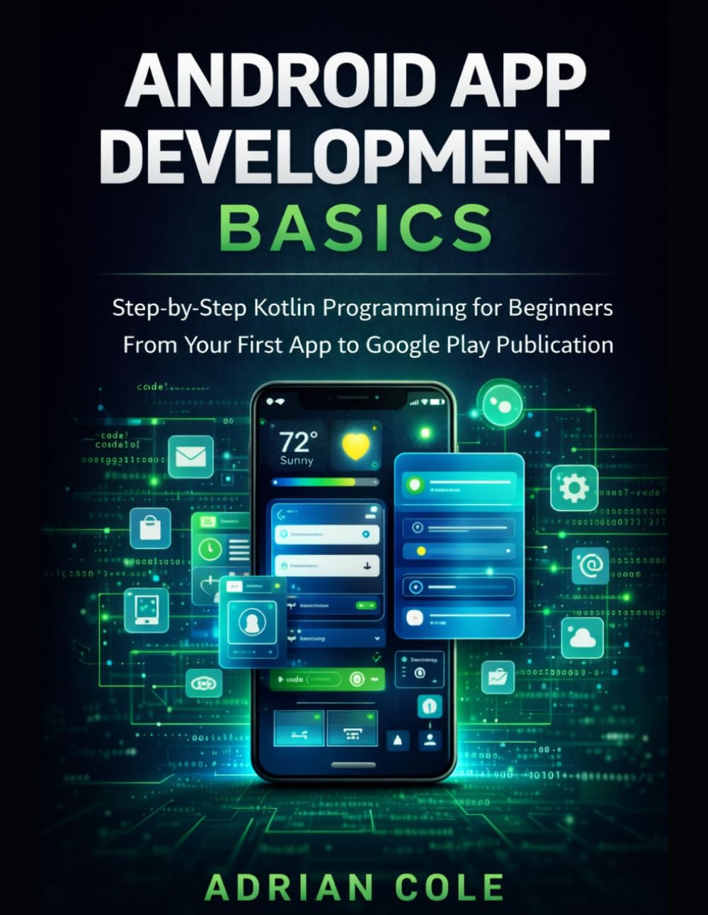 ANDROID APP DEVELOPMENT BASICS: Step-by-Step Kotlin Programming for Beginners From Your First App to Google Play Publication