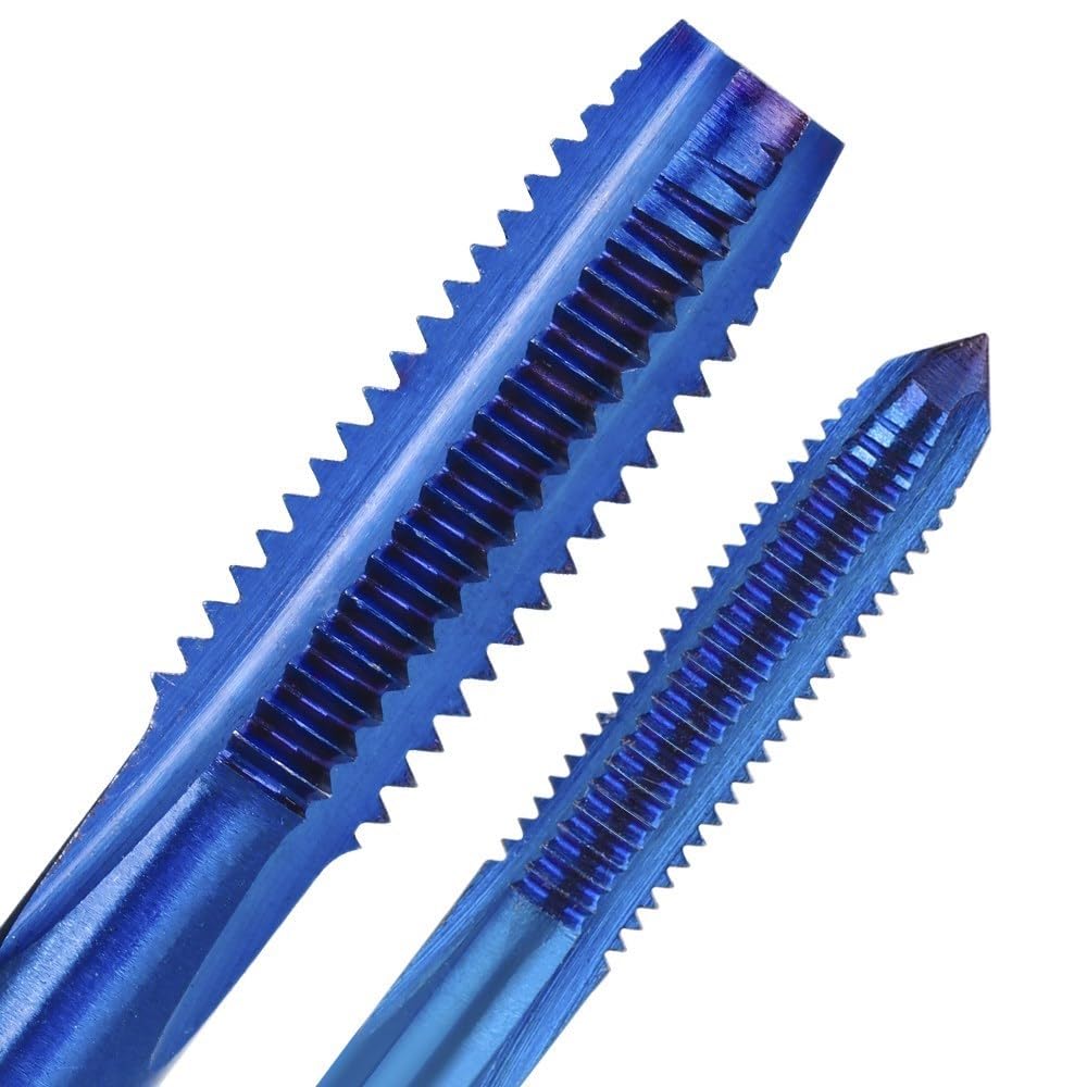 Juego de brocas y machos, Thread Tap Wrench Set HSS M1-M20 Blue Coated Straight Flute(M3x0.5)