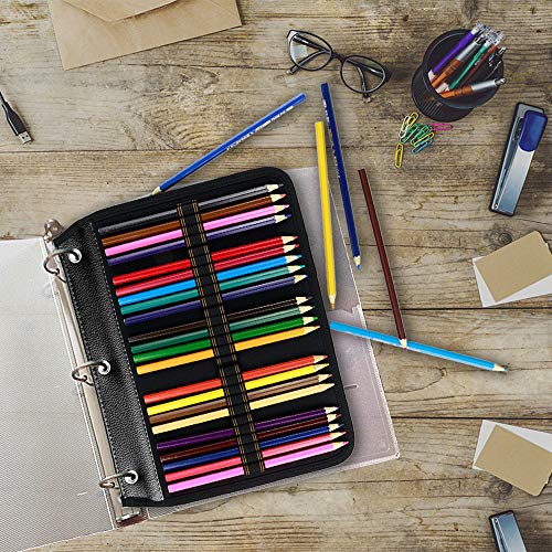 Youshares MPN_PENCIL_LAYER_54_DK 3 Ring Pencil Case - 54 Slots Pencil Sleeve thumb #3