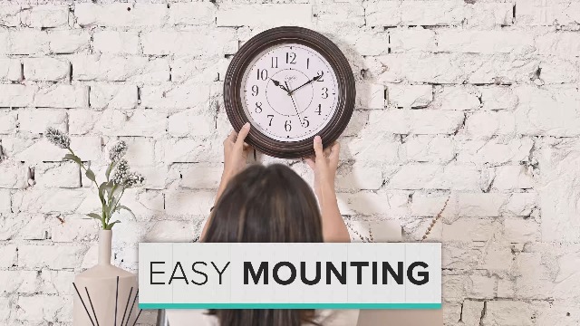 Amazon.com: La Crosse Technology 404-2630W 12 Inch Evelyn Quartz