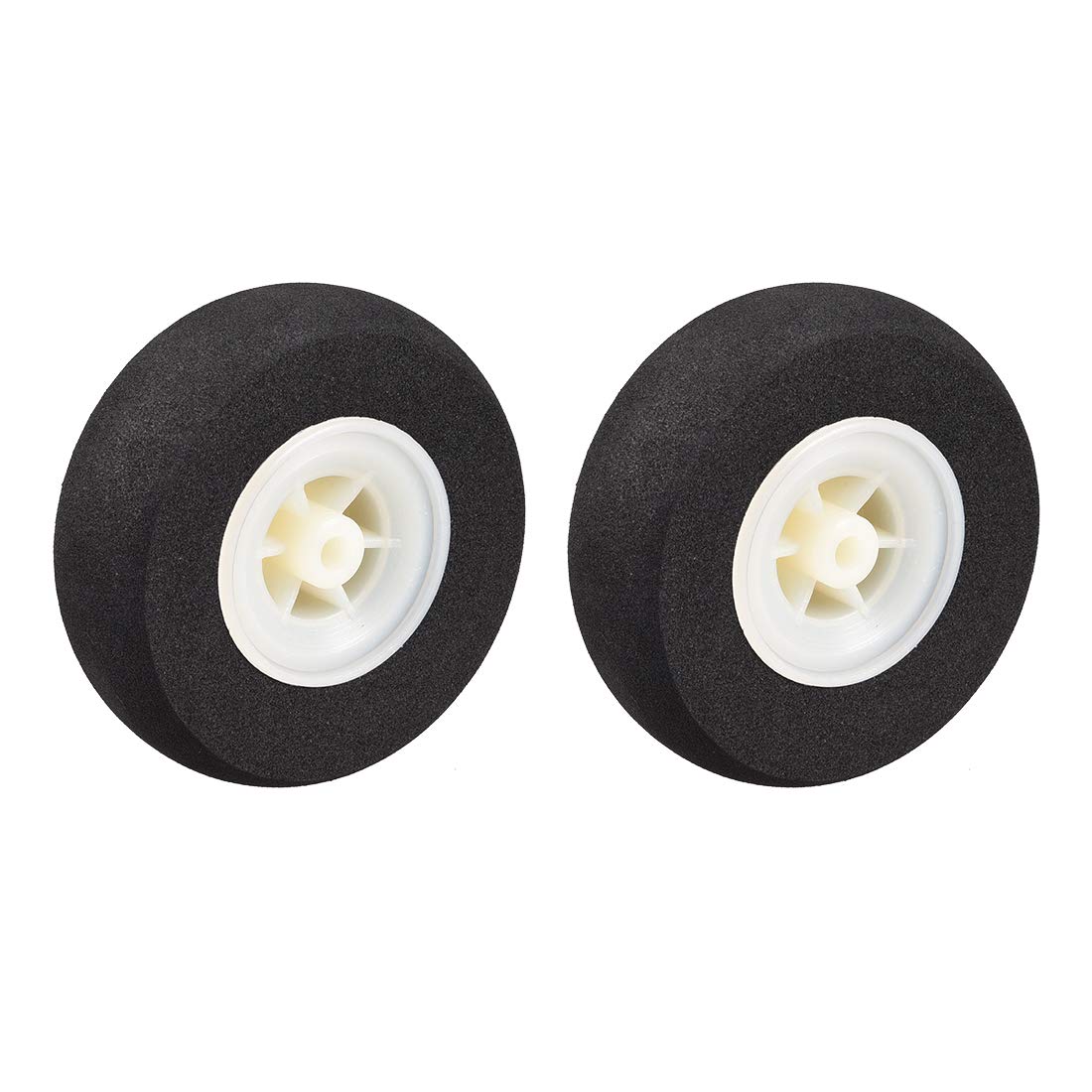 uxcellRC Model Plane Aircraft Wheel Micro Sport Wheel 0.15 Inch X 2.75 Inch - Wheel 2PCS