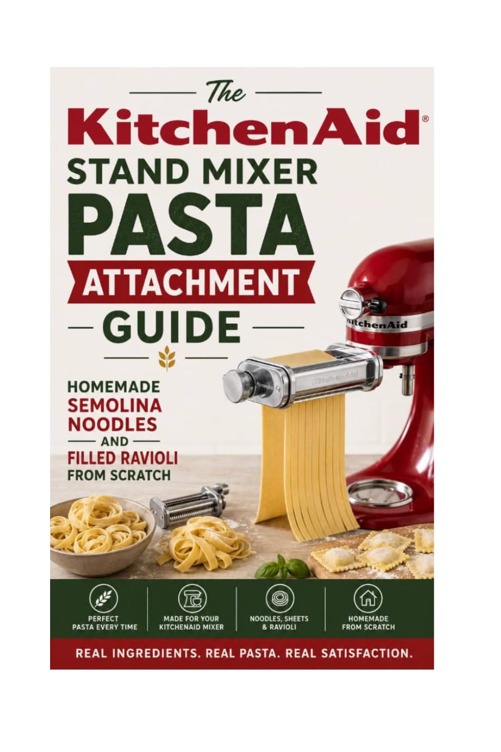 The KitchenAid Stand Mixer Pasta Attachment Guide: Homemade Semolina Noodles and Filled Ravioli from Scratch