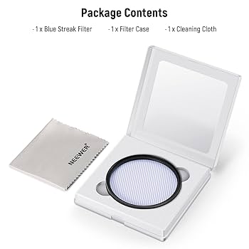 Amazon | NEEWER 72mmブルーストリークフィルター HD光学ガラス