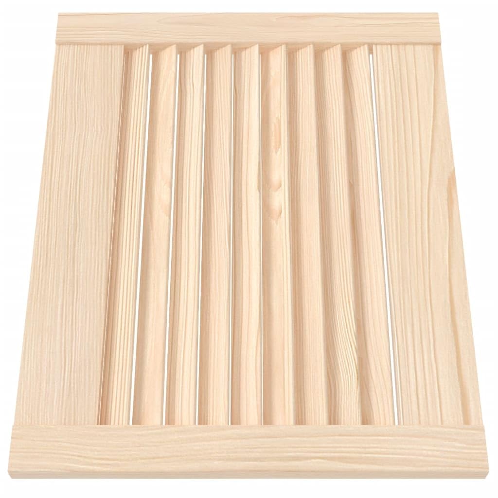 Genérico Puerta de Armario de Lamas 4 uds Madera de Pino 39,5x49,4 cm,Bricolaje,Accesorios de Bricolaje,Ferretería para armarios,Puertas de armarios-151111