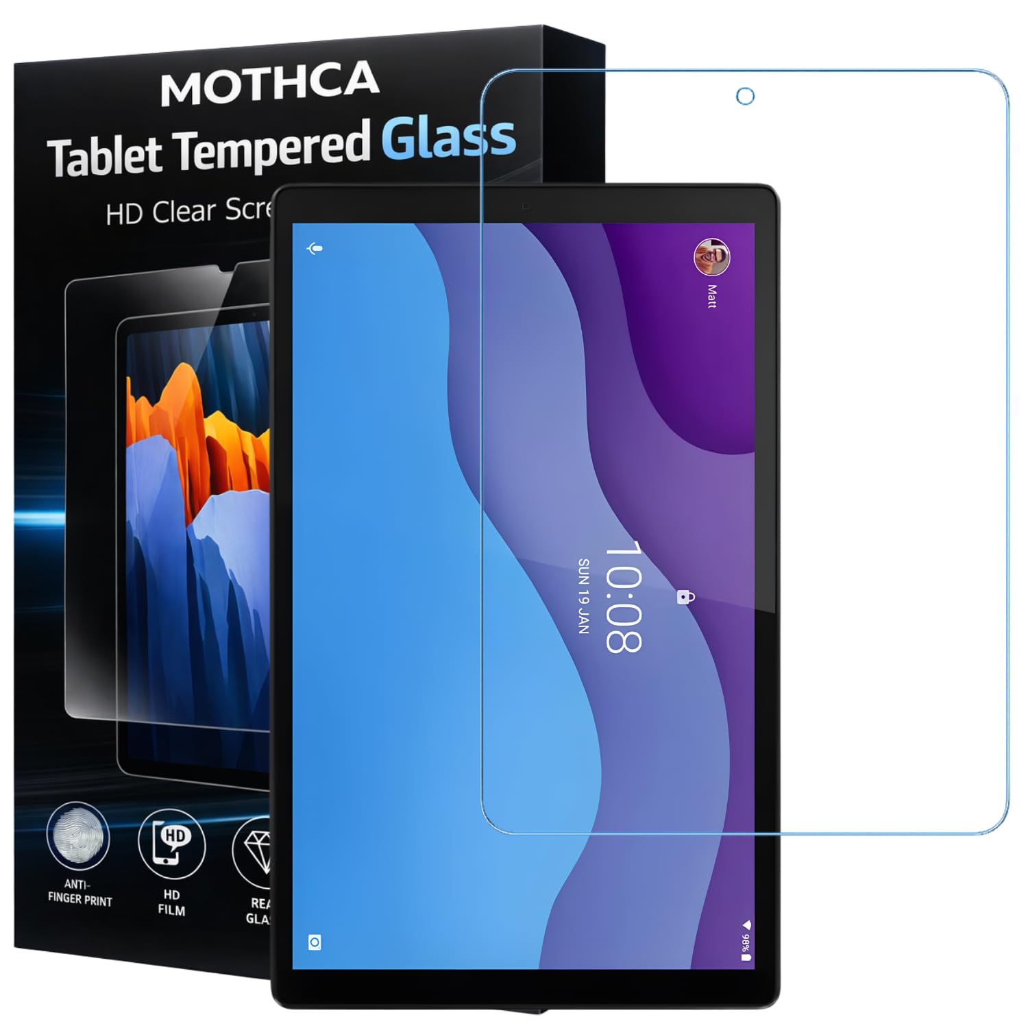 Mothca Premium Tab Tempered Glass For OnePlus Pad Go 2 12.1 // OnePlus Pad 2 With Installation kit (Pack of 1) — Amazon image 30