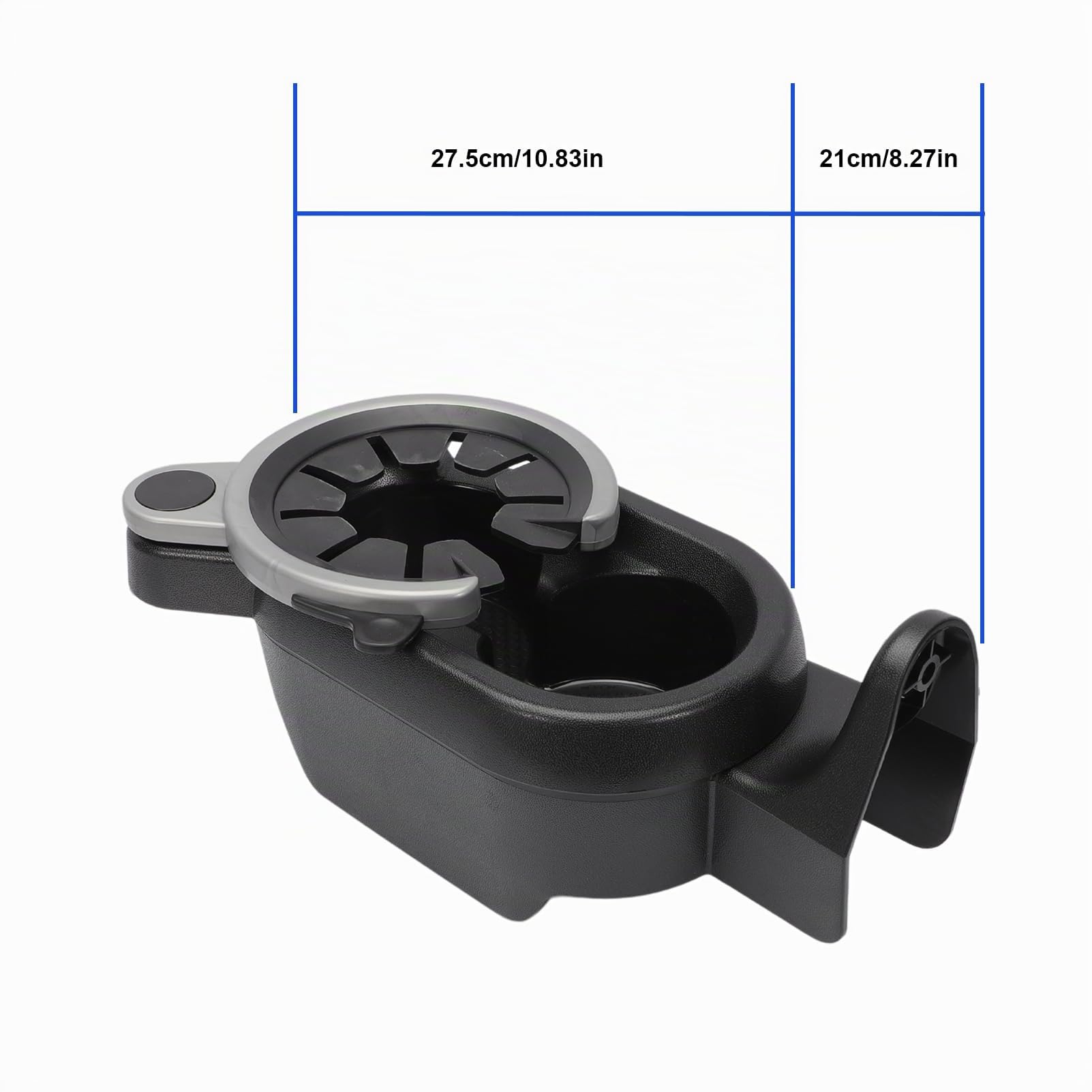 Portabicchieri A4518100370 Smart Fortwo W451 Console Centrale Nero | OEM A4518100370, plastica nera per W451. Installazione rapida, tiene stabili bicchieri nella console auto.