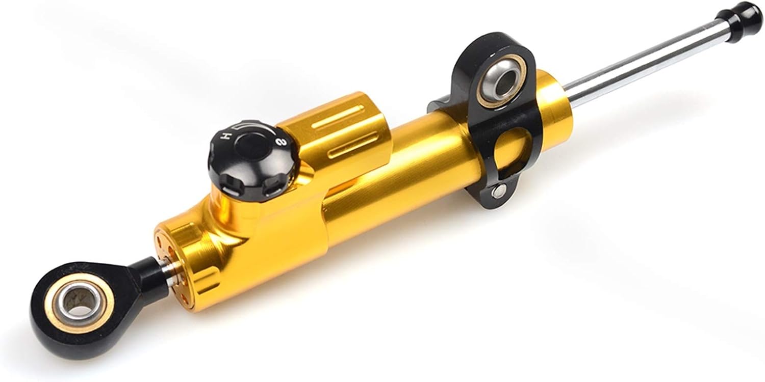 Motorcycle Stabilizer Damper Complete Steering Mounting Bracket Suitable for most motorcycle models(Green Black)