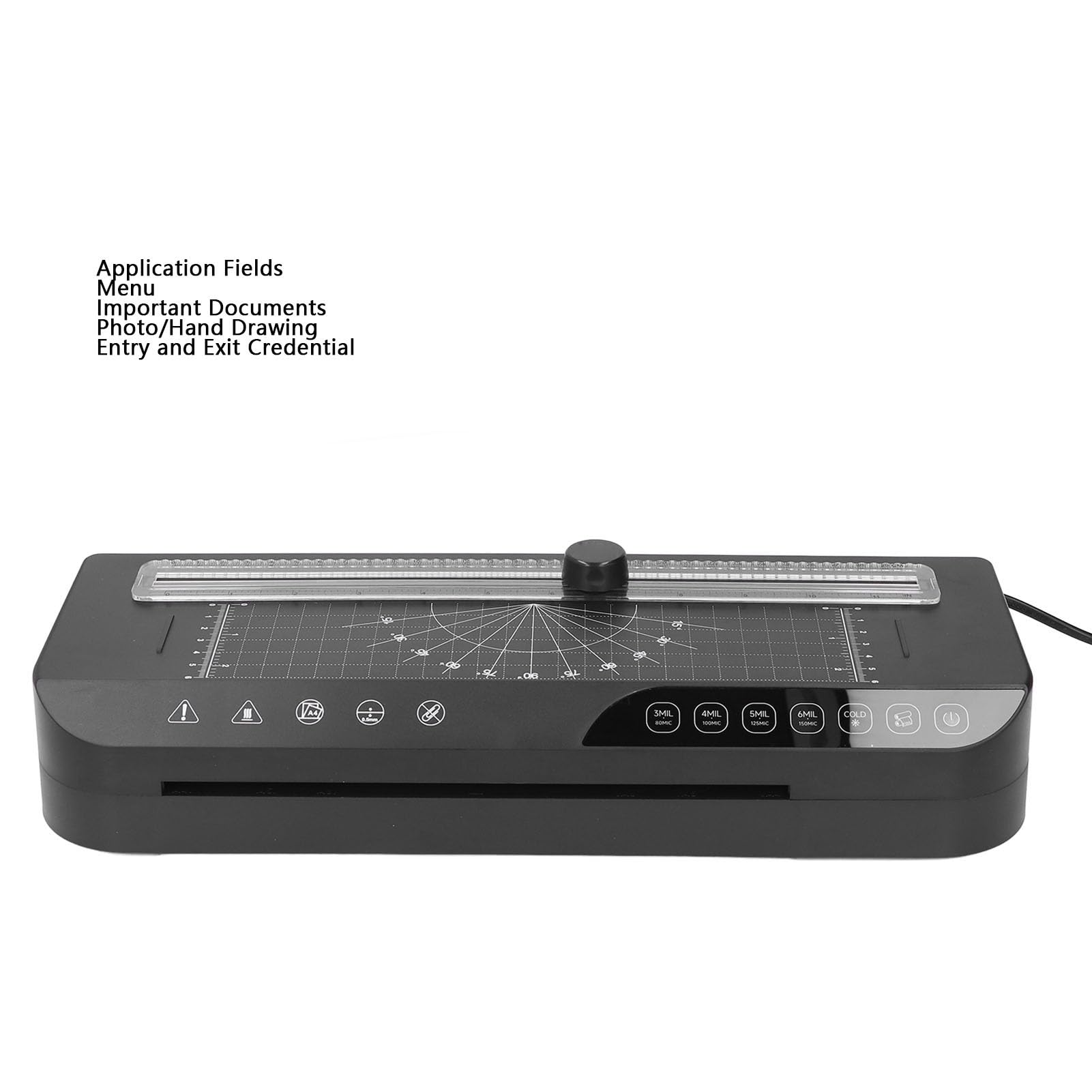 Szybki Kwarcowy Laminator Drutowy z Kluczem do Usuwania Folii, prędkość 320 Mm/min dla Formatu A4 i Poniżej, Niski Poziom Hałasu, Wszechstronny do Laminowania na Zimno i na