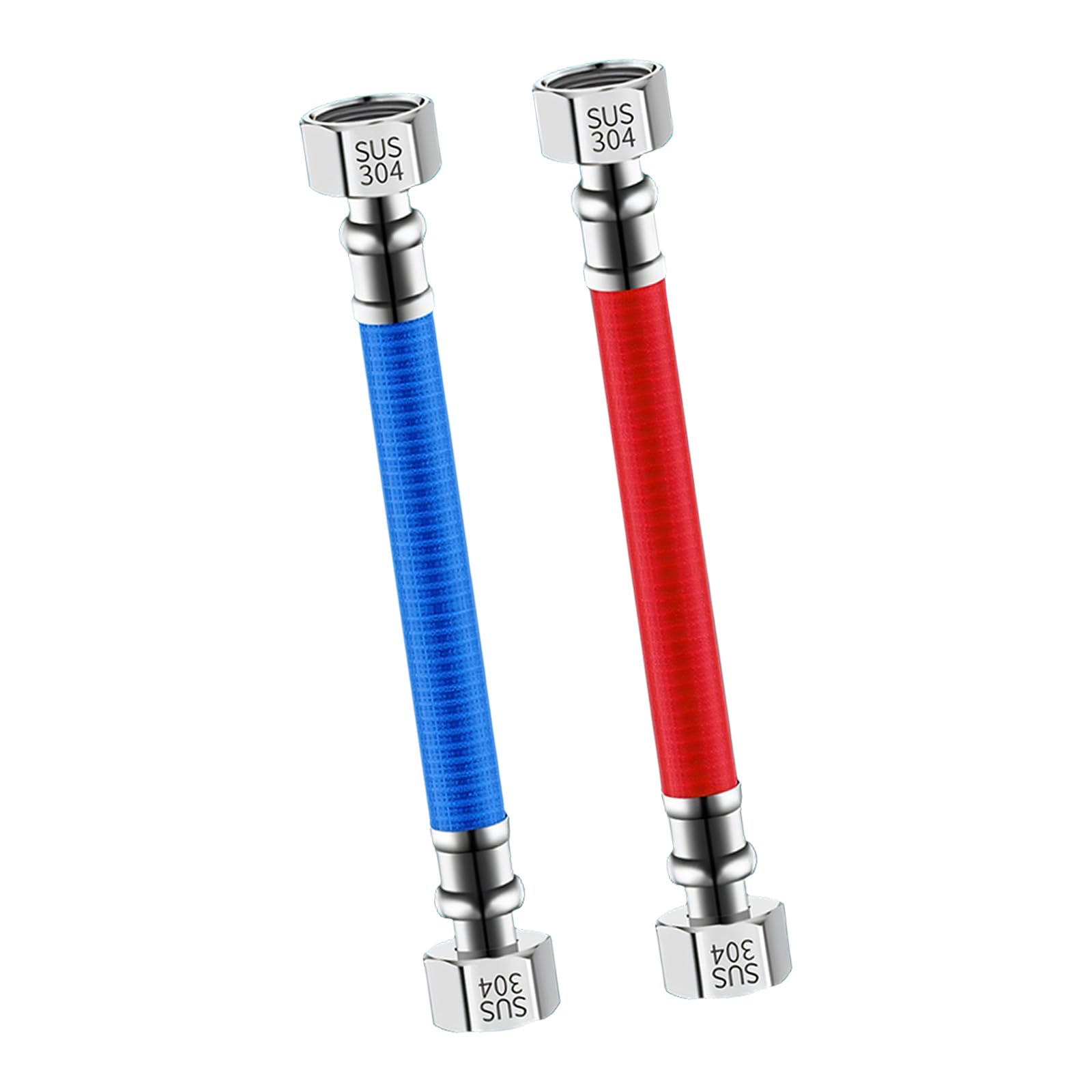 of Heavy Duty 304 Stainless Steel Water Heater Hoses 3 4 Inch FIP Threaded Mineral Water Supply Connector