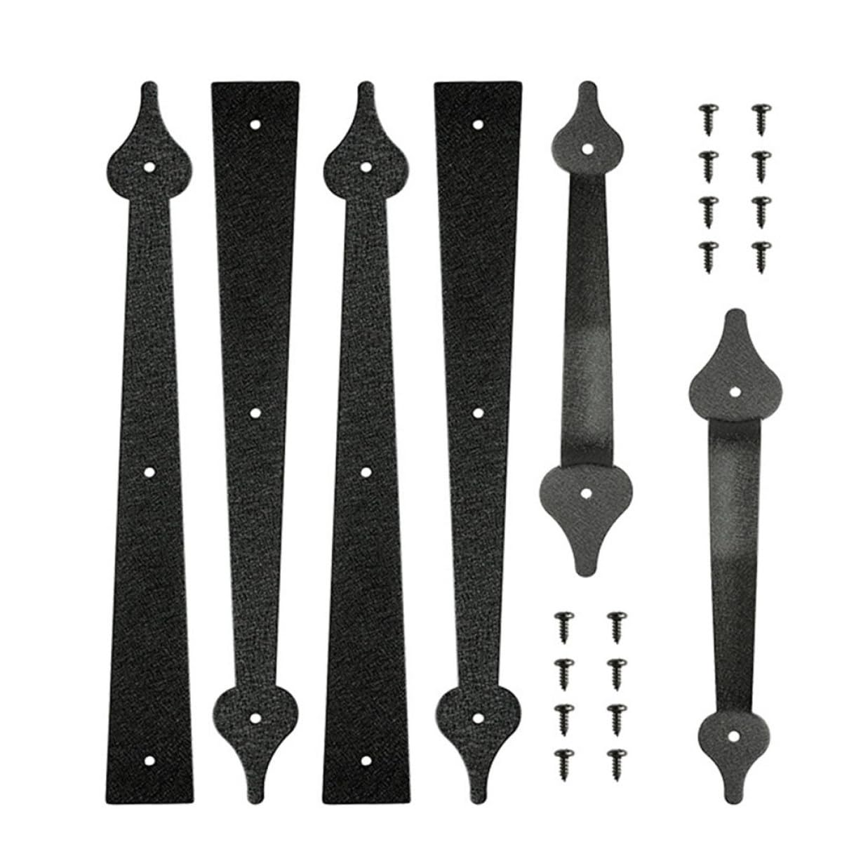 Holibanna Manijas De Puertas De Garaje De Acero Al De Bisagras Decorativas Cierrapuertas Para Puertas De Garaje Bisagras Para De Útiles