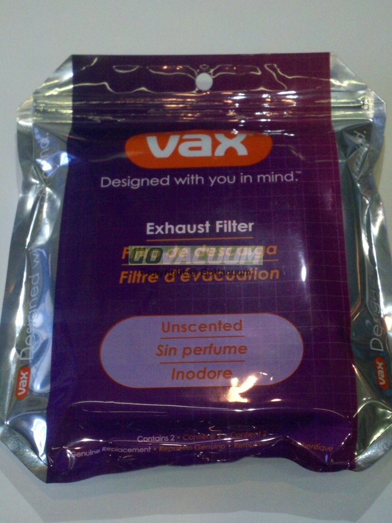 Vax Filtro Per Aspirapolvere A Camera Galleggiante - 2 Pezzi, Compatibile Con Vax Rapide, V024, V025, V027
