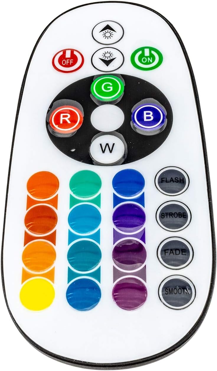 LED Neon 4-Wire 120-Volt RGB Color Changing Rope Light Mini Controller with Wireless Remote