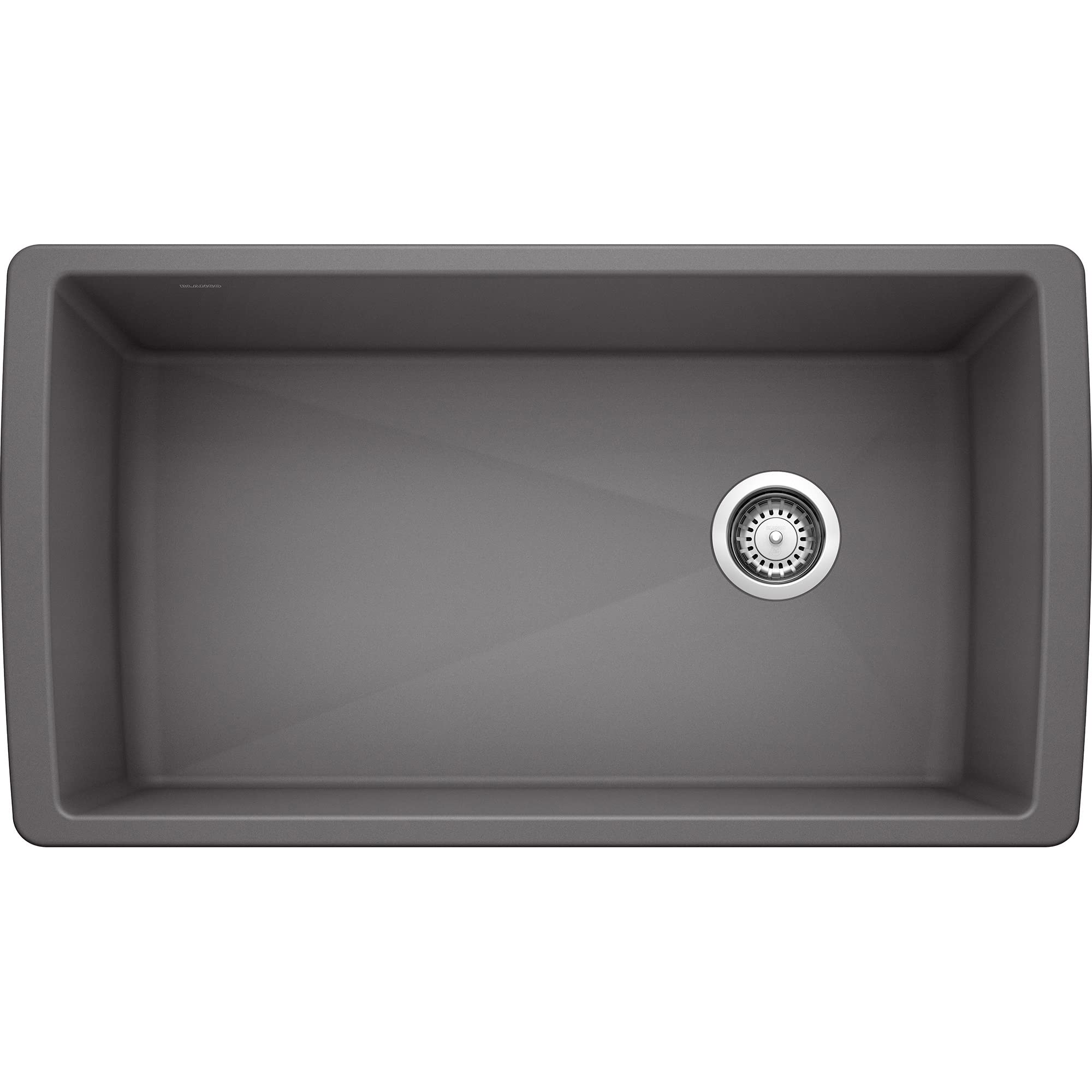 Cinder 441764 DIAMOND SILGRANIT Super Single Undermount Kitchen Sink, 33.5" X 18.5"