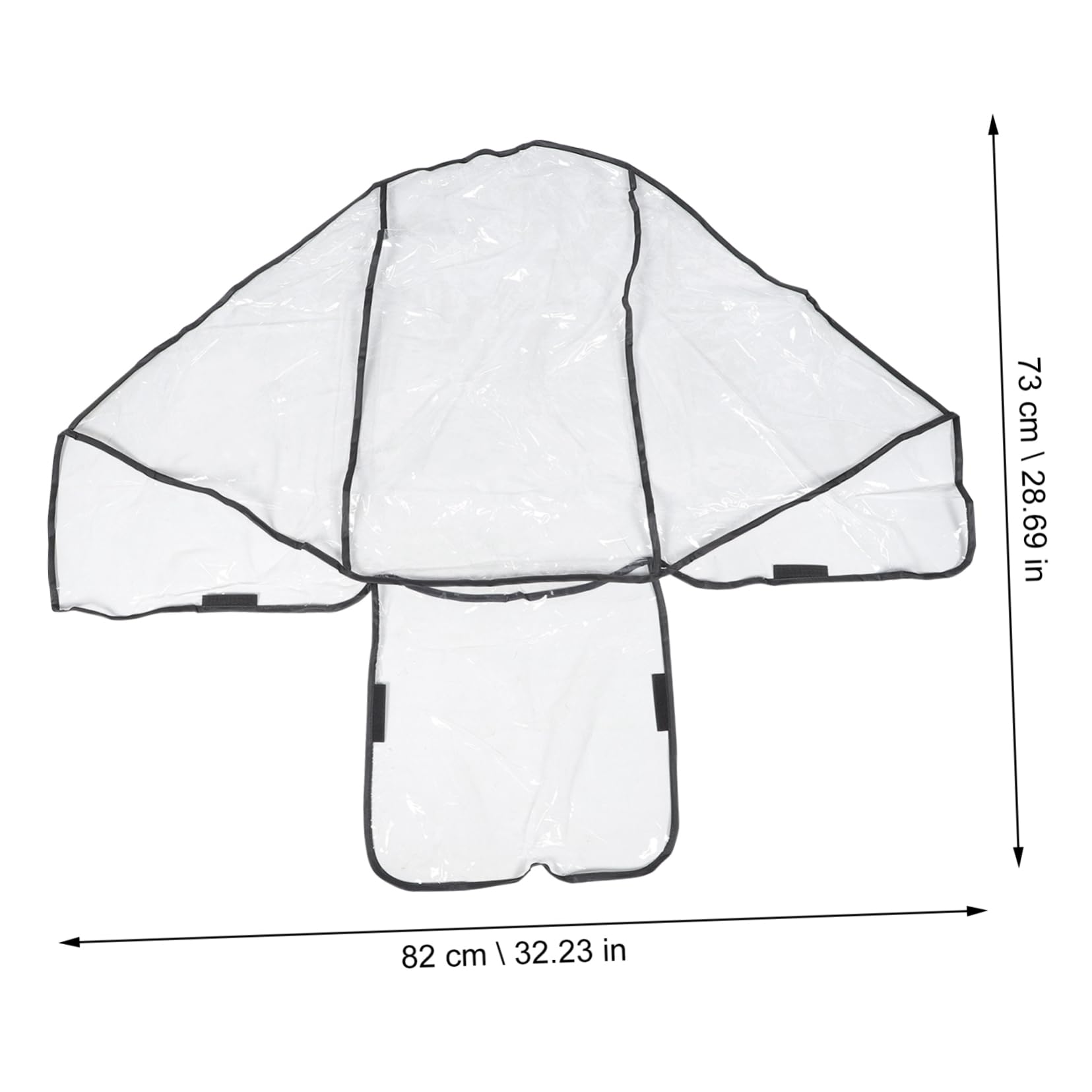 ERINGOGO Double Stroller Rain Cover for Front and Rear Seats Shield for Twins Against Rain Installation Fits Models
