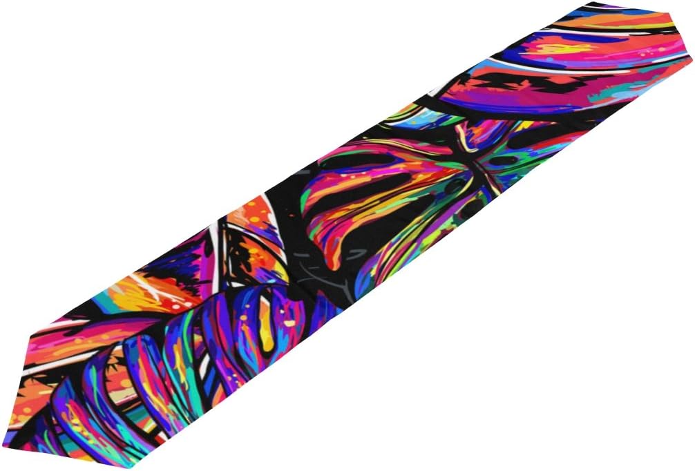 ALAZA U Life Summer Tropical Palm Trees Colorful Hippie Table Runners Home & Kitchen