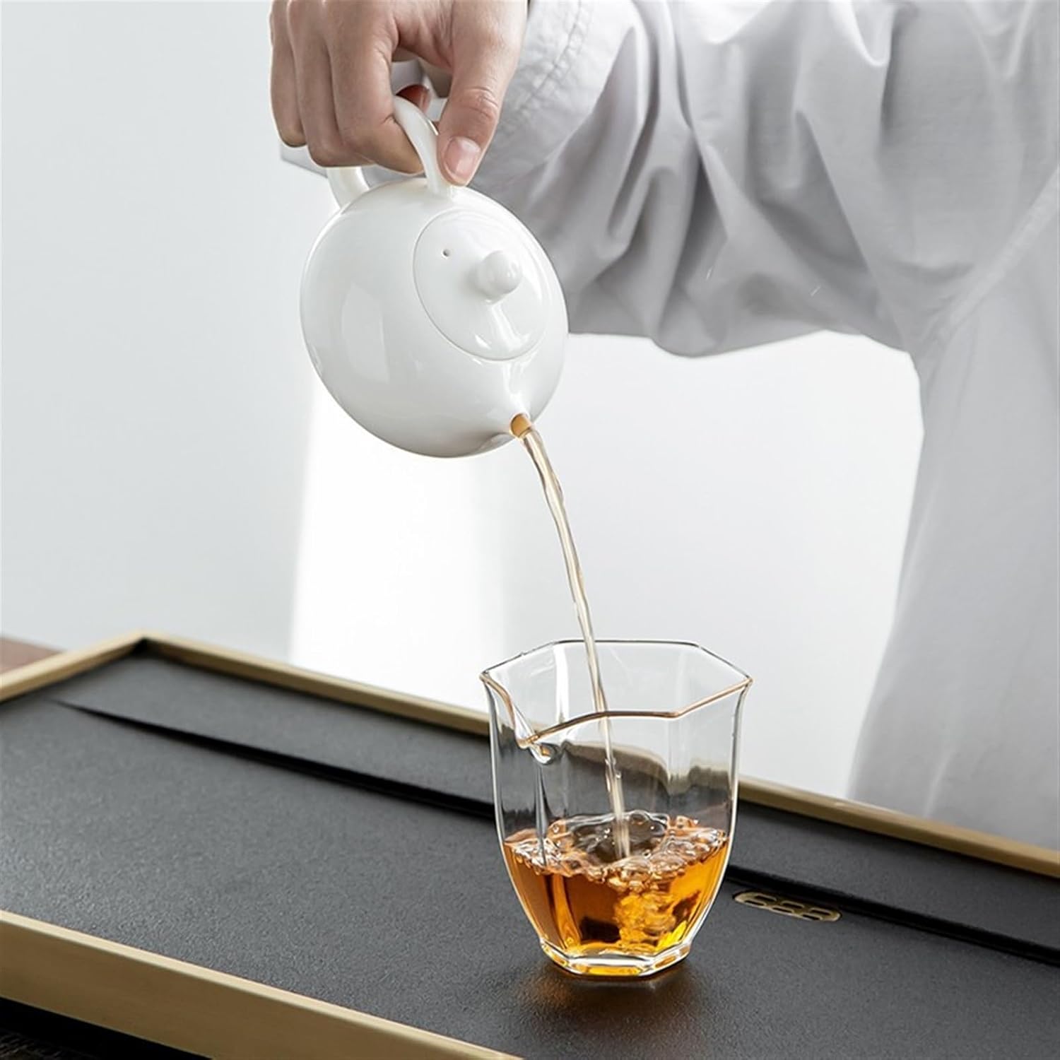 003古琴 茶則 茶量 七絃琴 蘭 文人斑竹 竹彫刻 茶合 茶道具 煎茶