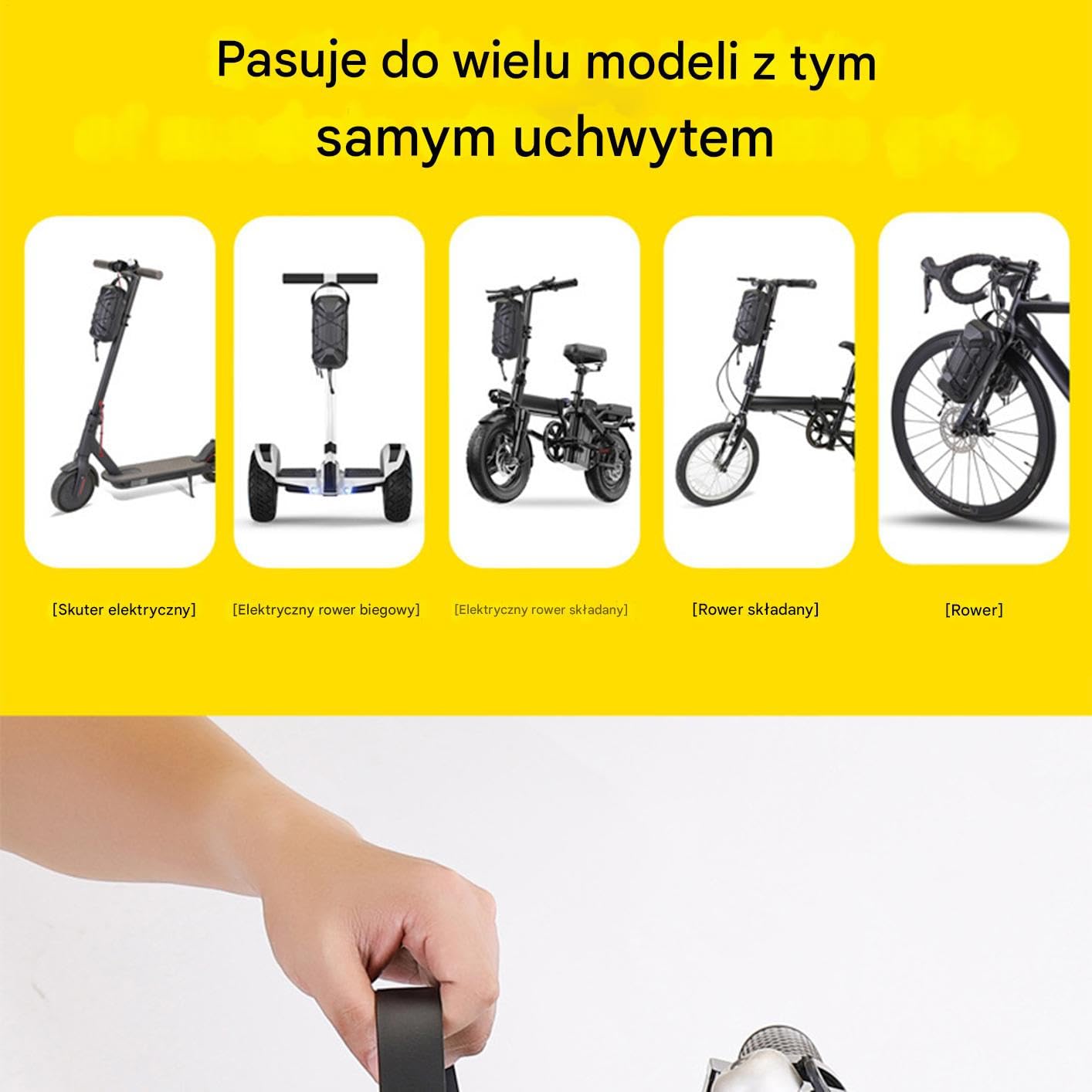 Borsa Monopattino Organizer Impermeabile Manubrio E Bici | Borsa Manubrio Monopattini Bici, Organizer Manubrio Anteriore, Per Bambini, Adulti E Tutte Le Età