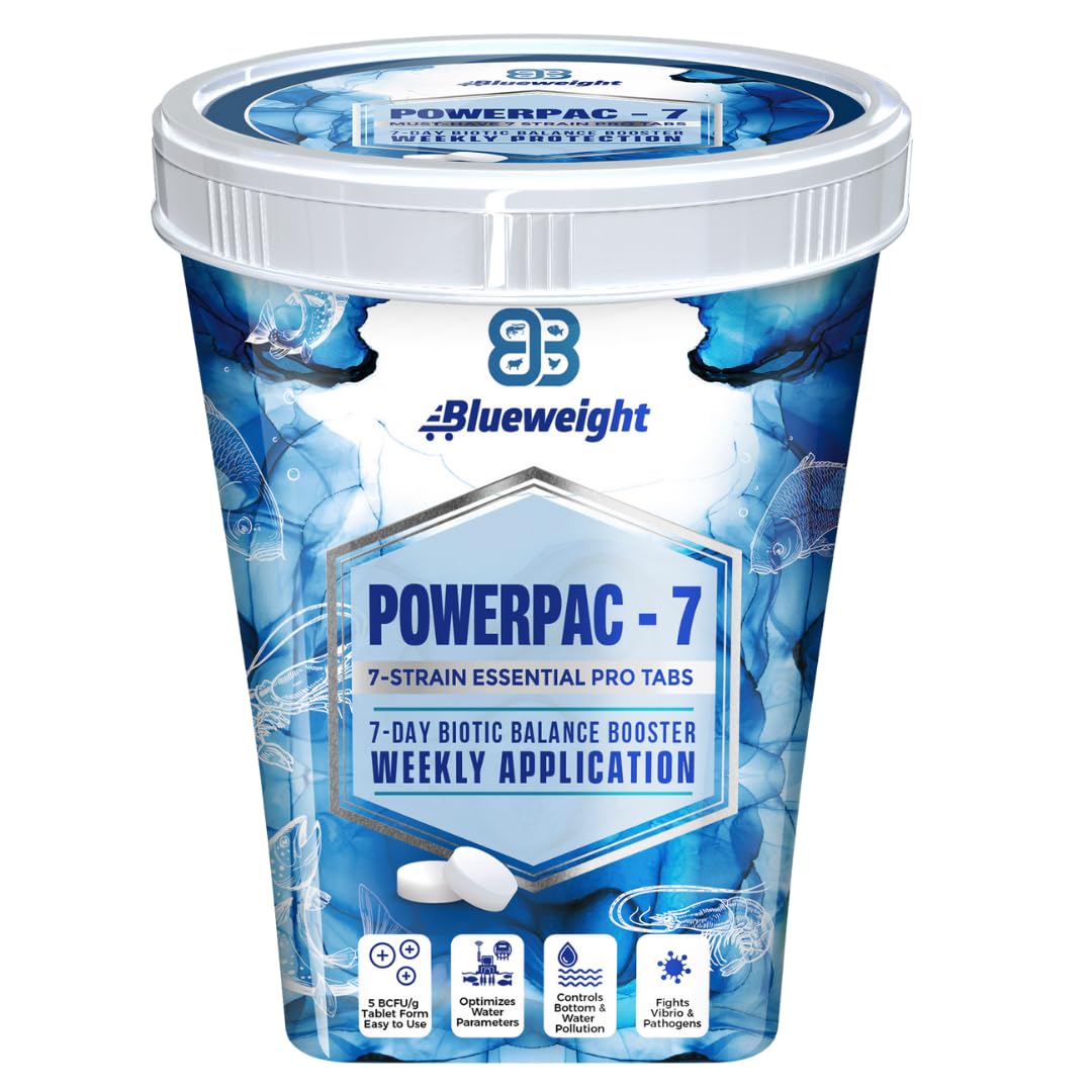 Blueweights POWERPAC-7 PROBIOTIC TABLETS for Easy & Effective Aquaculture Bioremediation, 200-300g/Acre, Weekly - Enhance Your Entire Pond Environment (B0D8WB8L4Y) Amazon Price History, Amazon Price Tracker