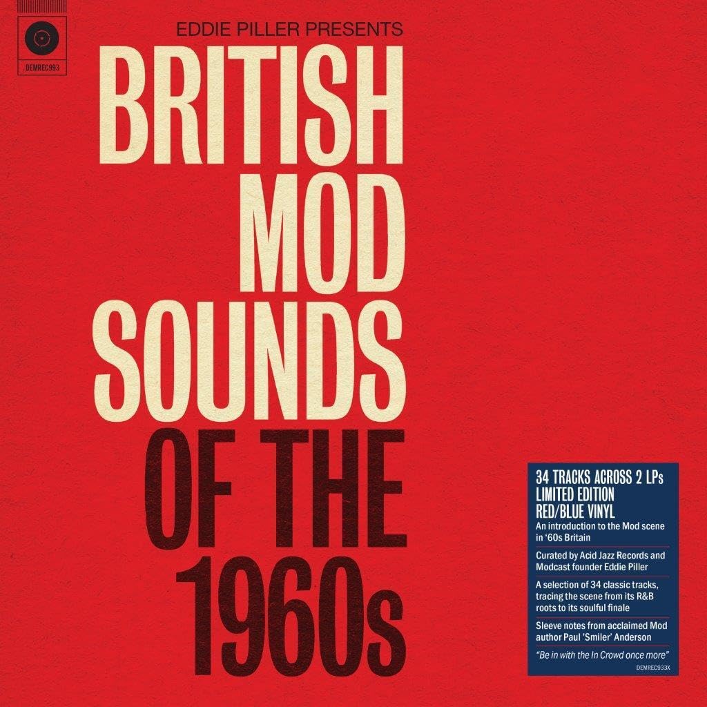 Eddie Piller Pres British Mod Sounds 60s / Various - Red & Blue Colored Vinyl