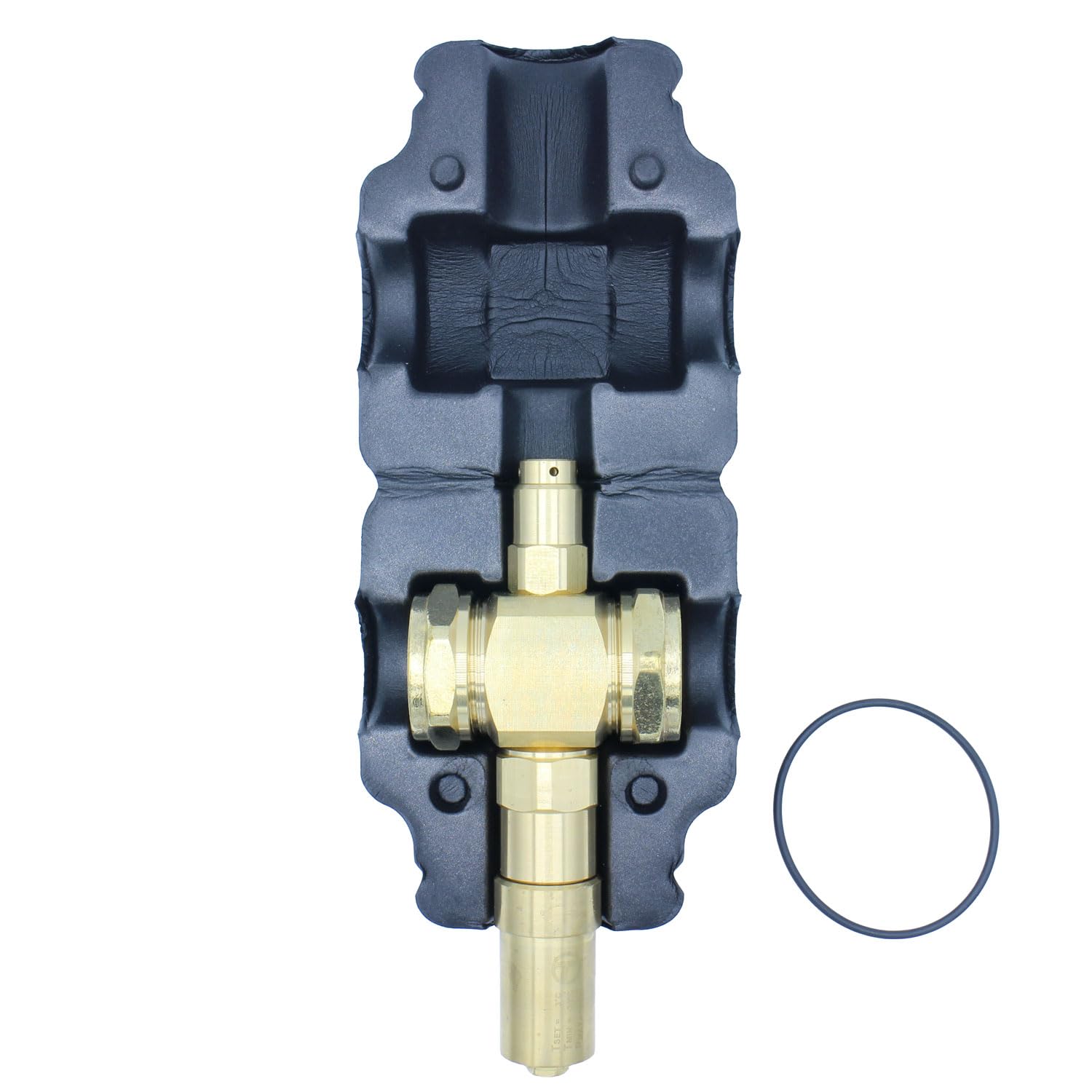 Tesla AFV28 - Valvola antigelo per pompa di calore, 28 x 28 mm, con guscio isolante AFV28SHELL