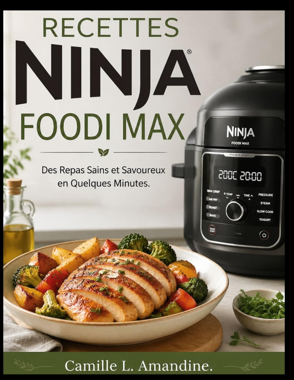 RECETTES NINJA FOODI MAX: Des Repas Sains et Savoureux en Quelques Minutes.
