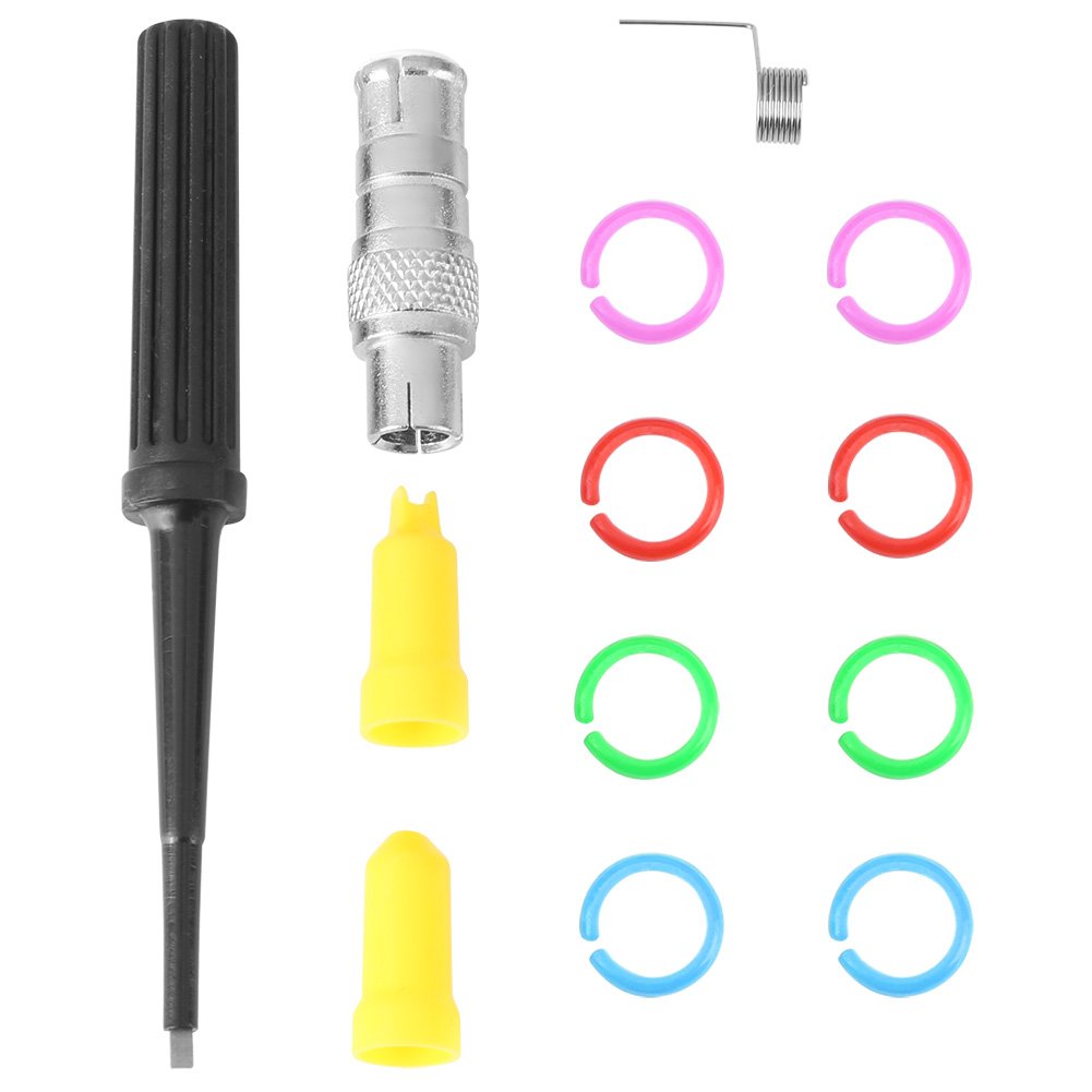 Oszilloskop-Sonde 1 Stück P2200 Universal Hohe Präzision 200 MHz Oszilloskop Sonde X10 / X1 Kit Zubehör PKCATI BNC Clip Sonden Clip Kabel, Schwarz
