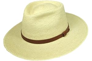 Tear Drop Guatemalan Plam Leaf Straw Fedora Hat