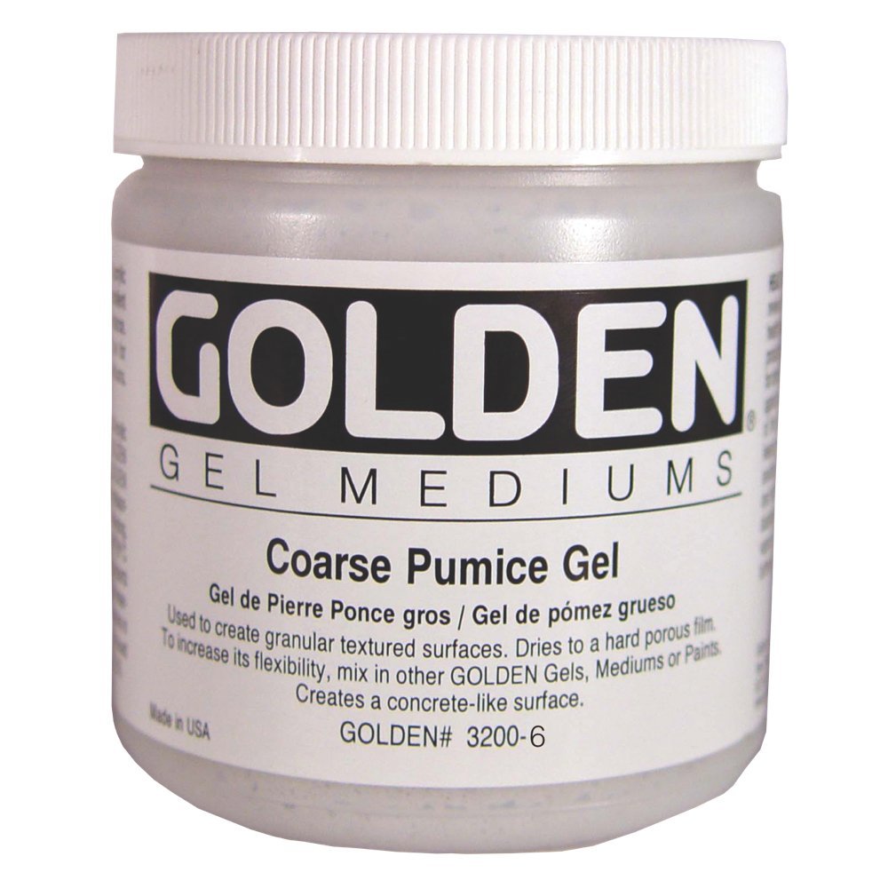 Golden Gold En Acryl Med 16 Oz Coarse Pumice Gel