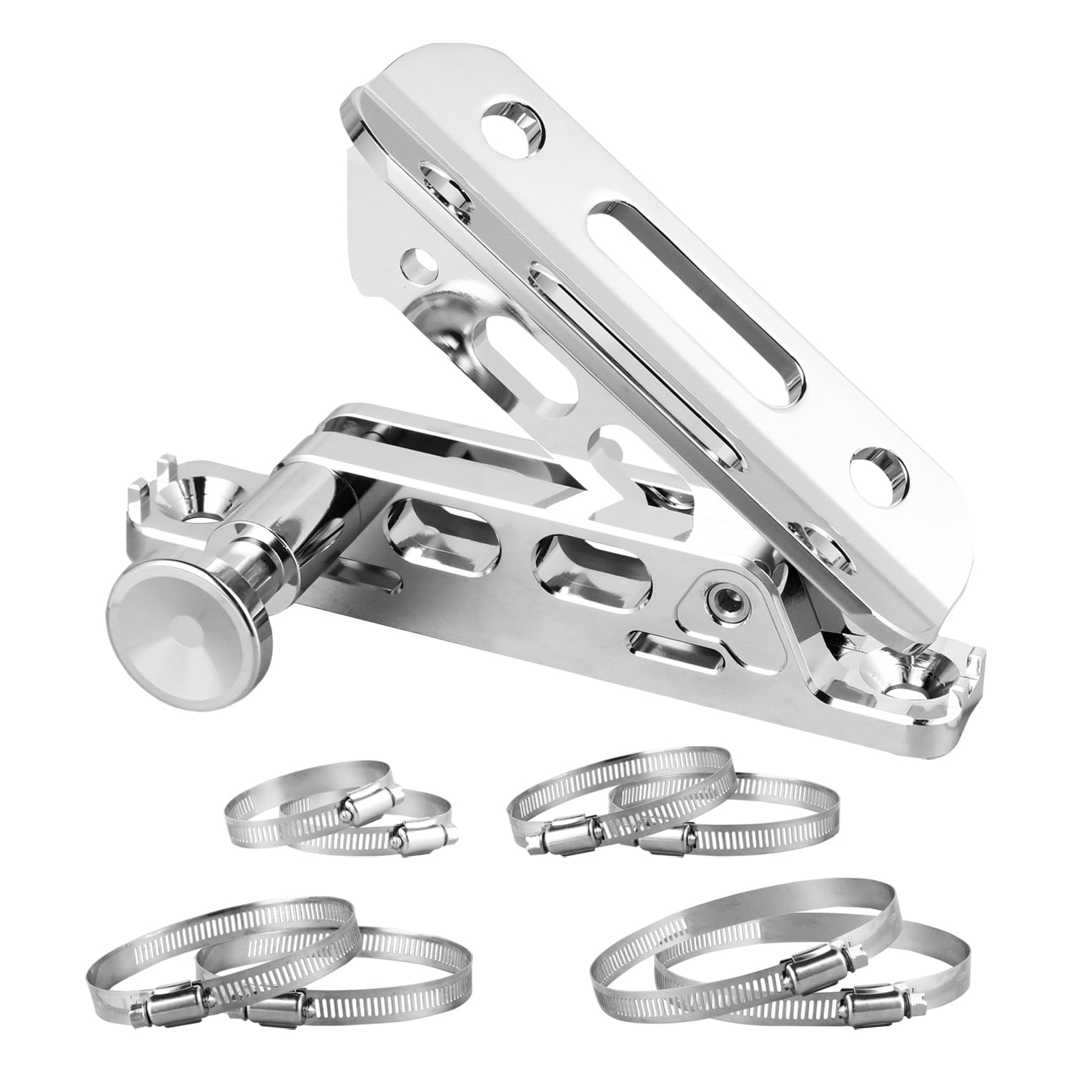 Quick Release Adjustable Roll Bar Fire Extinguisher Mounting Holder Compatible with for Jeep Wrangler Gladiator Ford Bronco Sport UTV Polaris RZR Ranger Camper Van Fire Extinguisher Mount