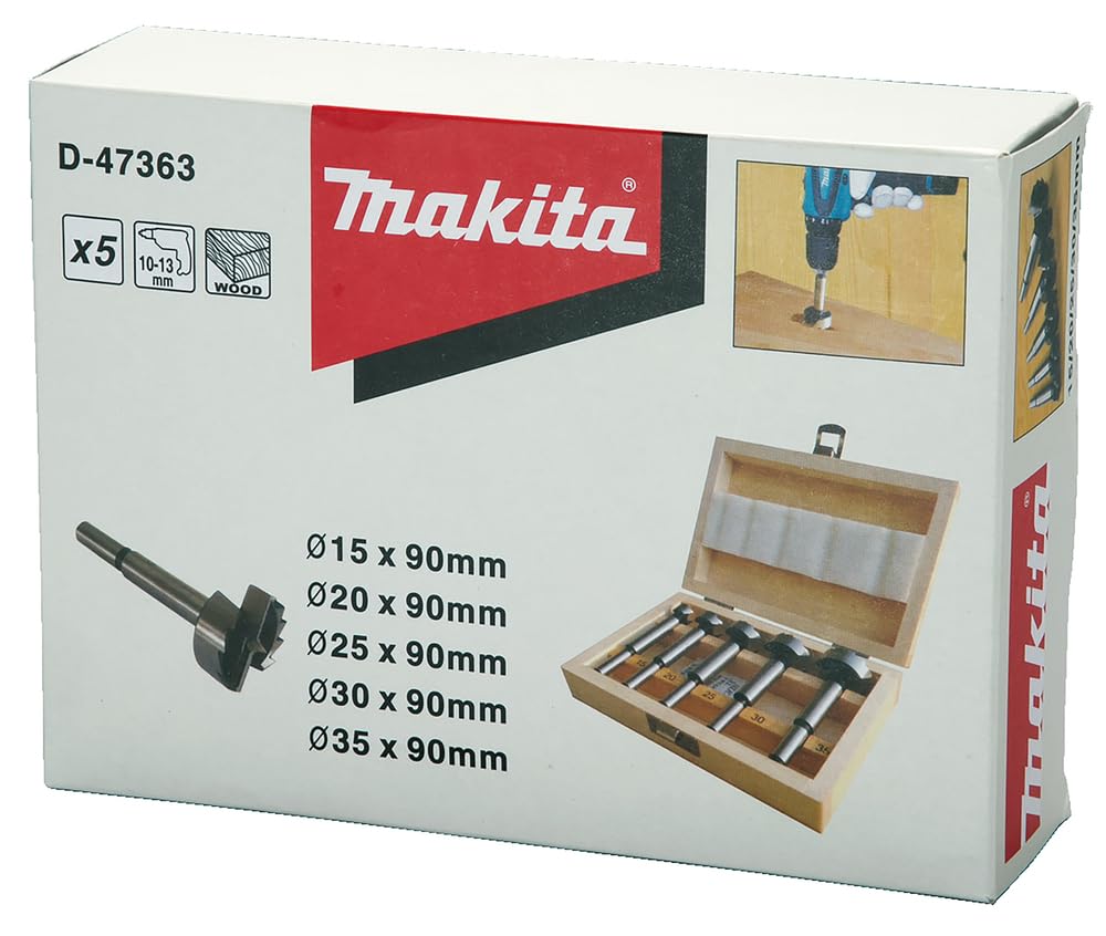 Makita D-47363 5-częściowy zestaw wierteł Forstnera