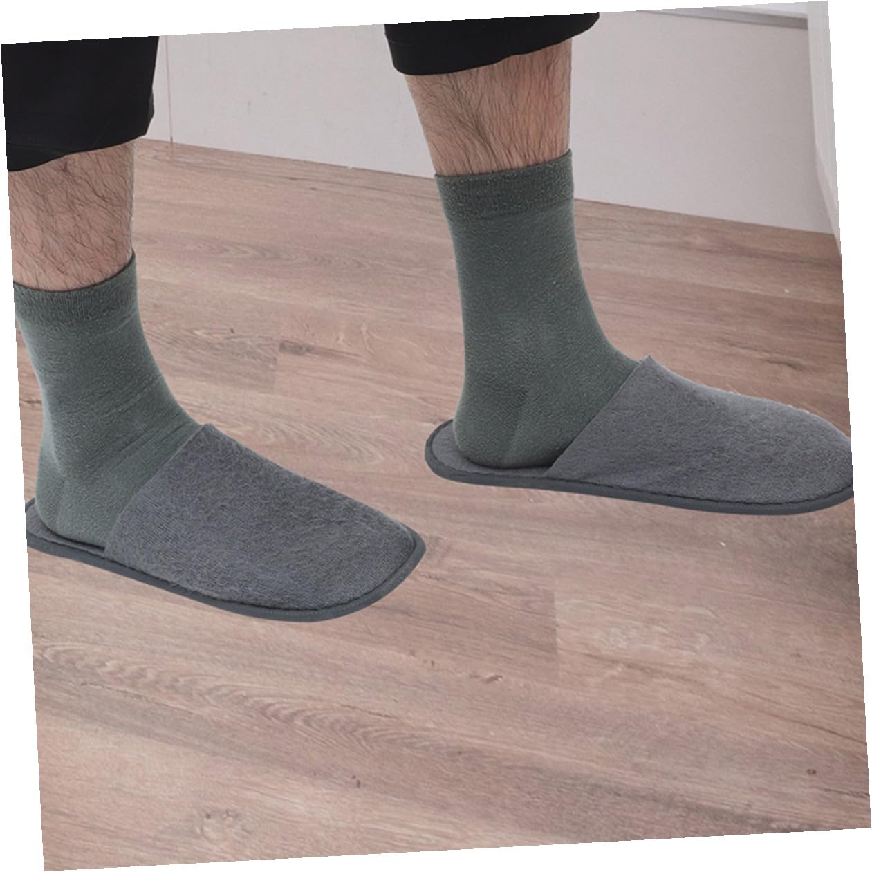 LIFKOME Pantofole Pieghevoli Portatili in Pile, 20 Paia per Uomo e Donna | Uso Hotel e Salone, Design Monouso, Leggere per Viaggio e Camera da Letto