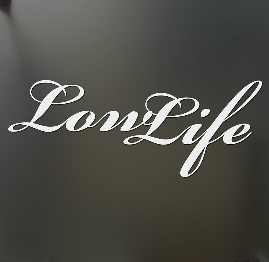 ●LOW LIFE Amazon.com - Low Life LowLife Vinyl Sticker for Car Truck