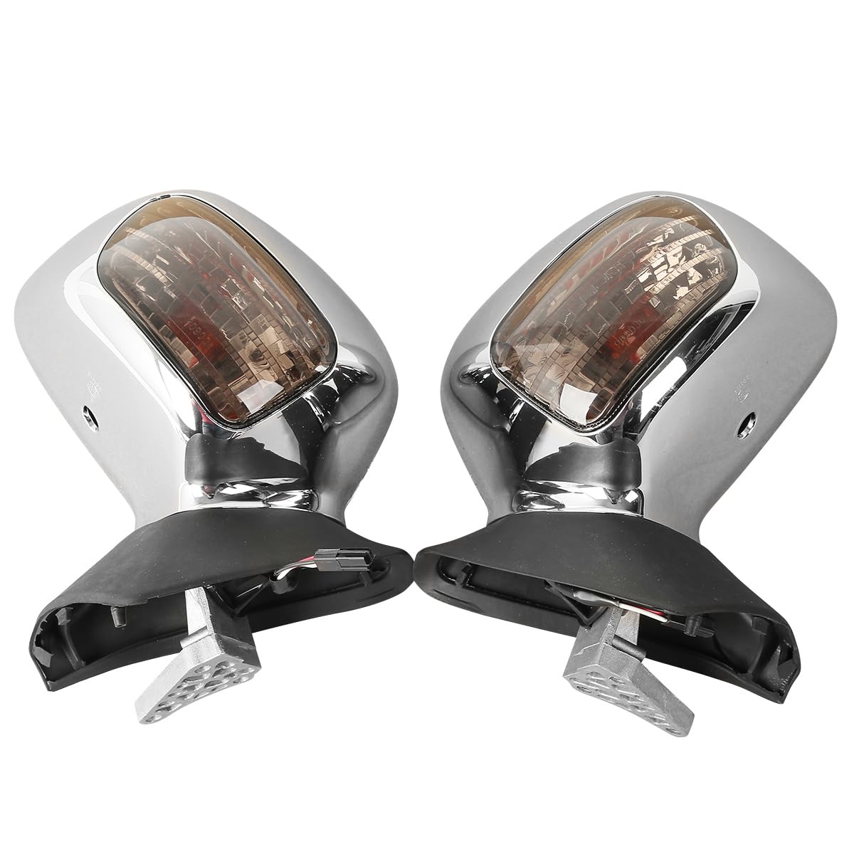 Amazon.com: TCMT Left Right Rear View Mirrors W/Turn Signals Fits
