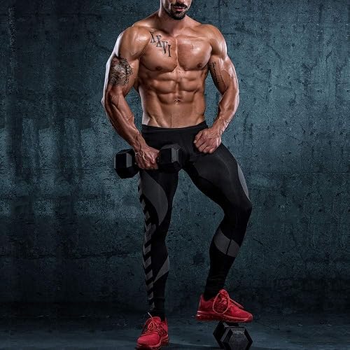 Miniatura 6 de LIFERUN Mancuernas hexagonales de hierro fundido con revestimiento de goma, color negro, mancuernas de 60 a 75 libras