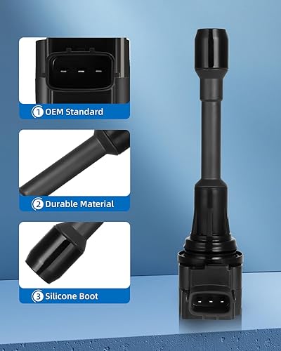Vista 1274 de ECCPP Bobinas de encendido portátiles de repuesto para automóvil compatibles con Infiniti I30/para Nissan Maxima 3.0L V6 2000-2001 Reemplazo