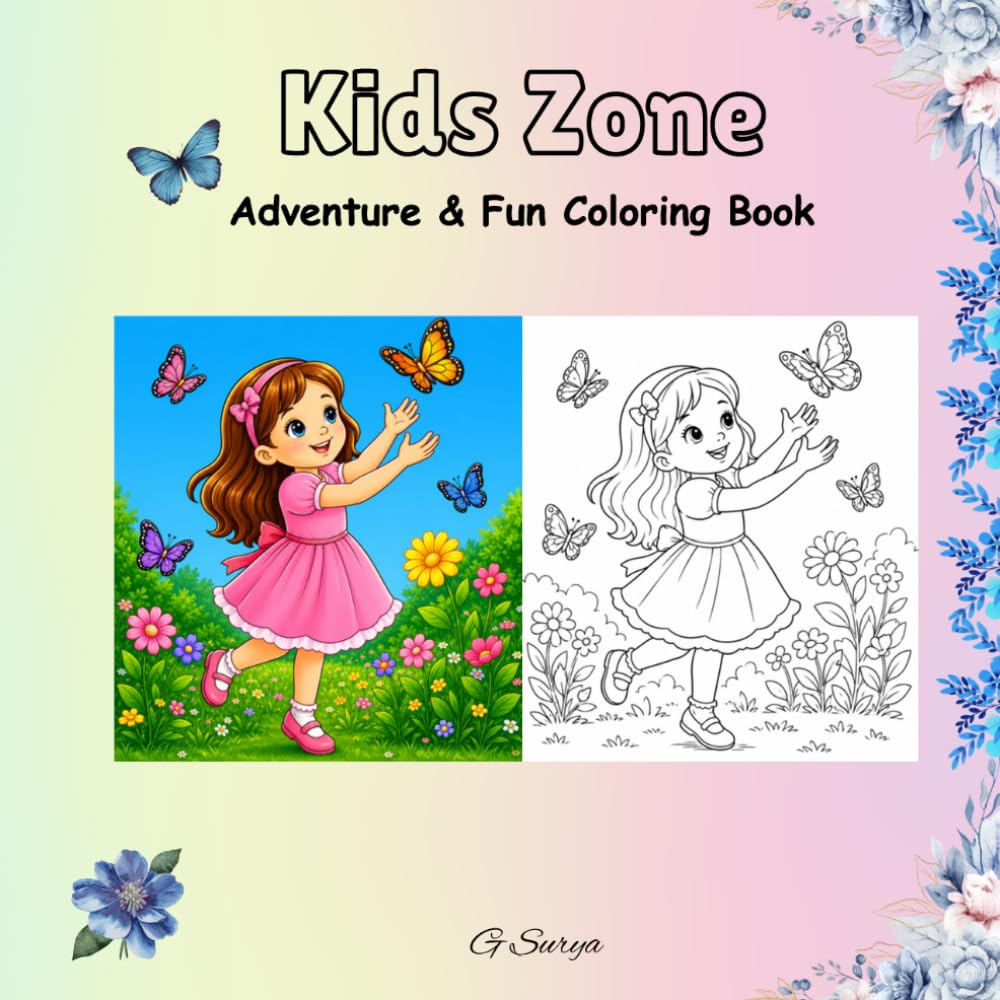Kids Zone: Adventure & Fun Coloring Book