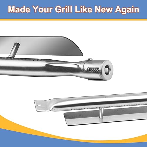 Miniatura 7 de Recambio de tubo para quemadores de parrilla para horno Viking 316-911, VGBQ 30 en serie T, VGBQ 41 en serie T y otros modelos de parrillas de gas,