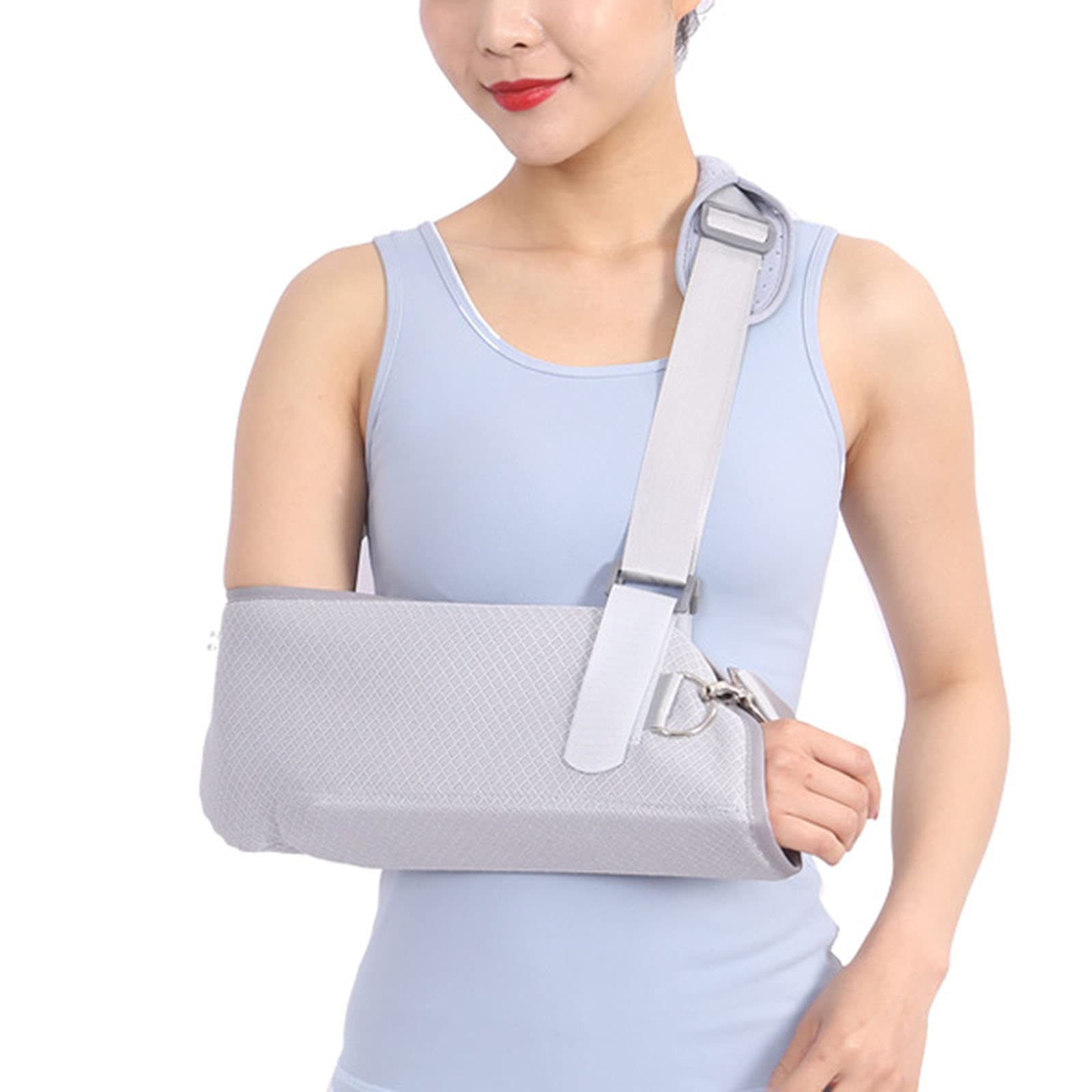 Imbracatura per Il Braccio, Imbracatura per Il Supporto del Braccio, Immobilizzatore per La Spalla, Rete Traspirante Leggera - Stabilizza Il Braccio, La Spalla E Il Polso Dopo Lesioni,S