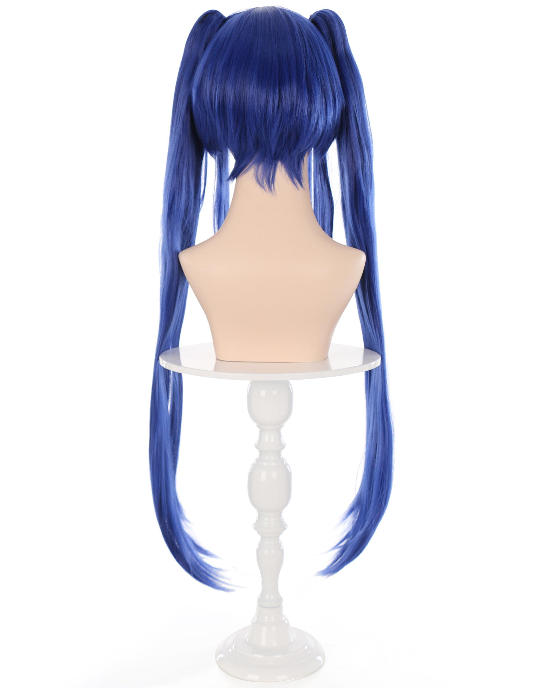 Amazon.com: miccostumes Women's Anime Cosplay Wig Dark Blue Hair