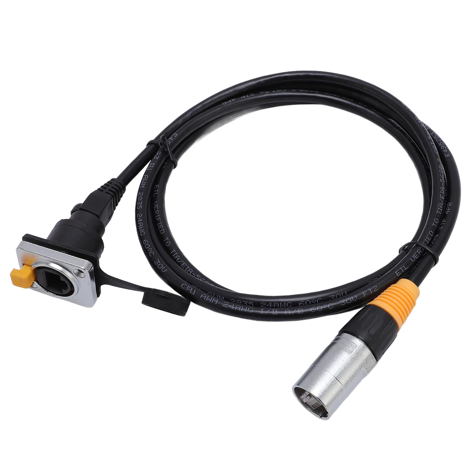 Câble d'Extension Ethernet STP RJ45 Mâle vers Femelle, Conception Étanche Connexion Stable Adaptateur Réseau LAN pour Routeurs Commutateurs Caméras (1.km/4.adjectif)