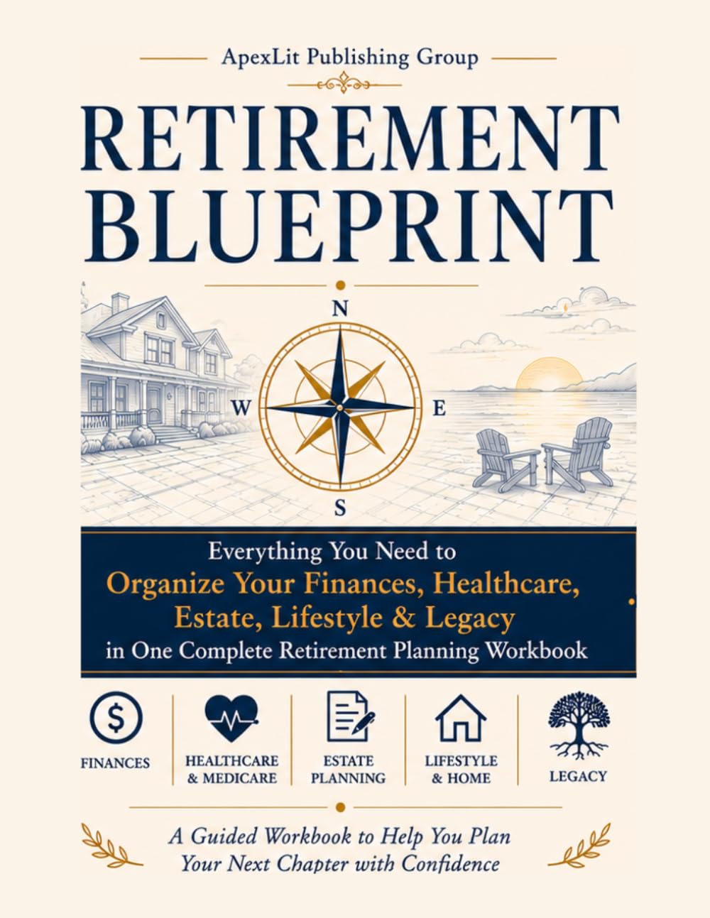 Retirement Blueprint: Organize Your Finances, Healthcare, Medicare, Estate, Lifestyle & Legacy in One Complete Retirement Workbook