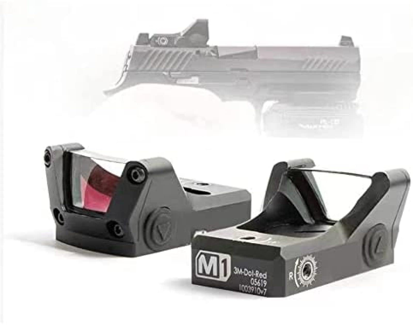 Viseur Point Rouge RMR 550 – Mini Réflexe, 3,5 MOA, Corps Alu 6061, Anodisé – Pour Airsoft, Chasse, Tactique – Monture G Universelle