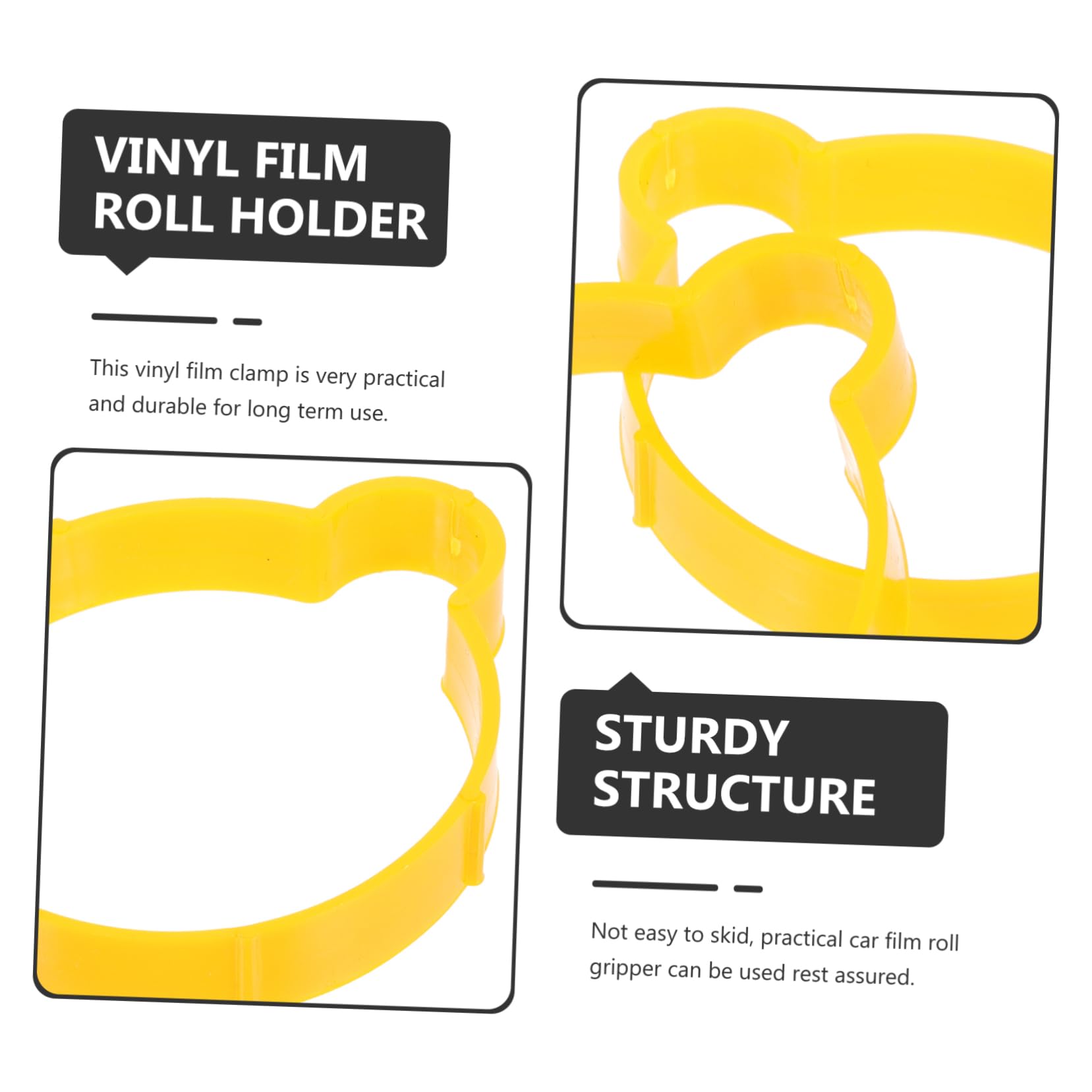 Mikinona 5Pcs Vinyl Wrap Clips Car Film Holders Durable Gripper Tool for Easy Film Installation and Storage