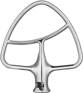Stainless Steel Flex Edge Beater for KitchenAid Mixer, Fits Tilt-Head Stand Mixer Bowls For 4.5-5 Quart Bowls, Kitchenaid Paddle Attachment by Gvode
