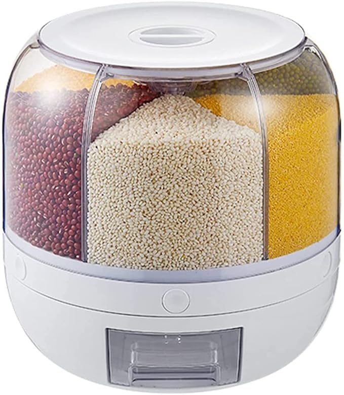 Buy MosQuick Food Storage Containers Rice Dispenser Countertop Cereal