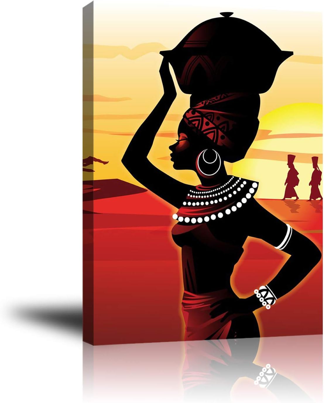 Premium Canvas Wall Art African Woman