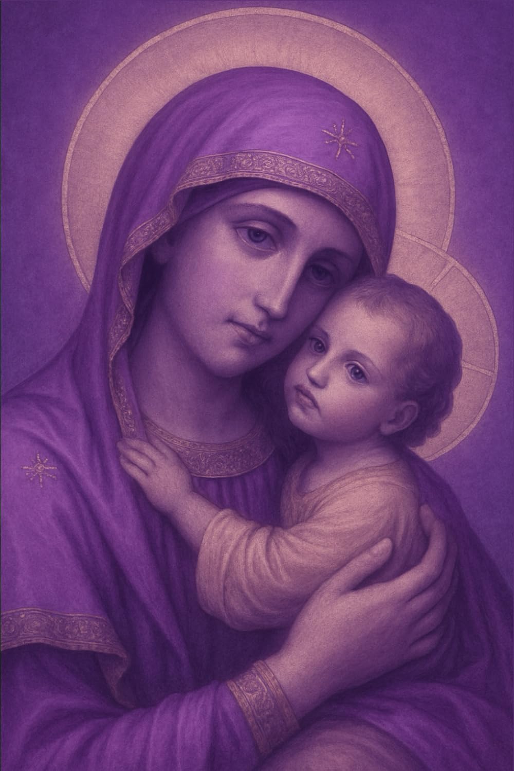 Orthodox Christian Journal / Notebook Greek Icon Panagia Virgin Mary 6x9 120 lined pages